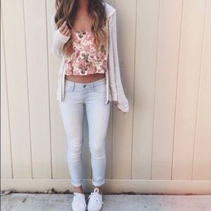 Light Wash Skinny Jeans